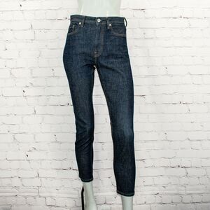 EVERLANE High Rise Ankle Denim Jeans Raw Indigo Women's Size 25